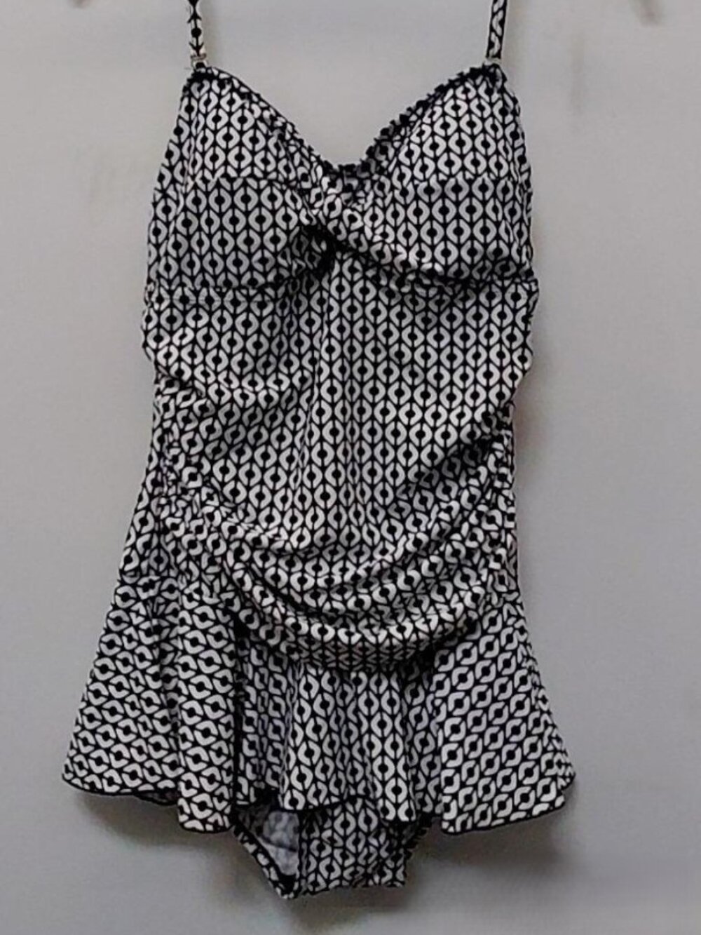 Navy and white Shore Shape Swimwear Swimming suit size 12